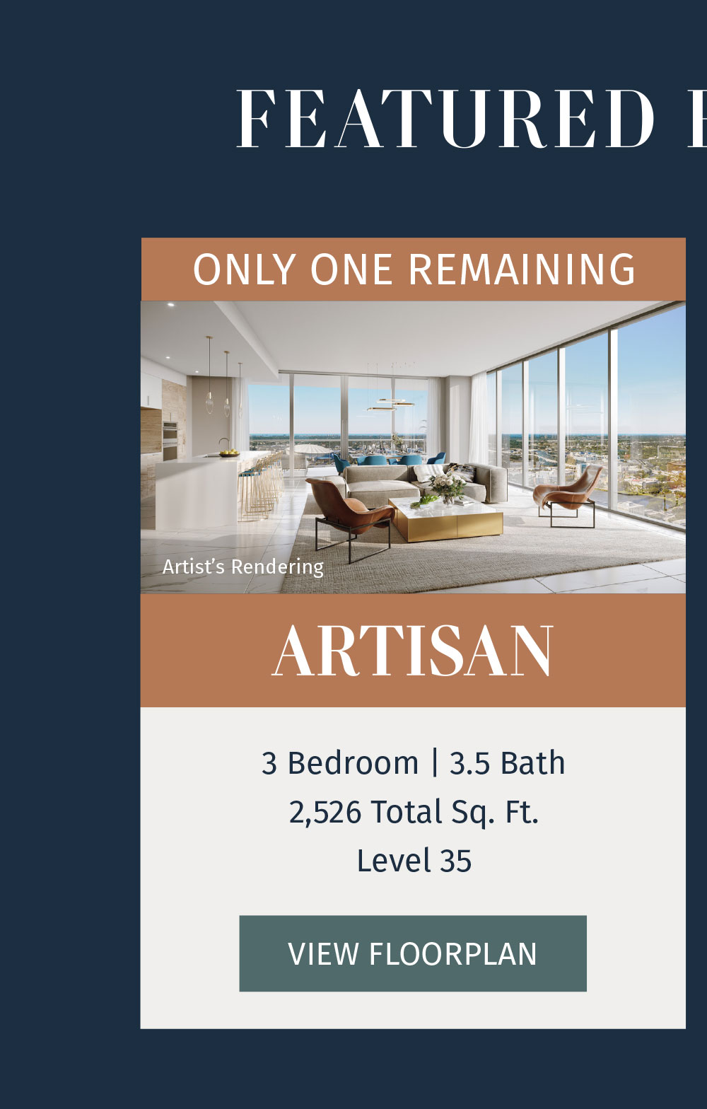 ONLY ONE REMAINING - Artisan